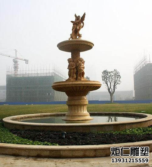 大理石欧式雕塑喷泉