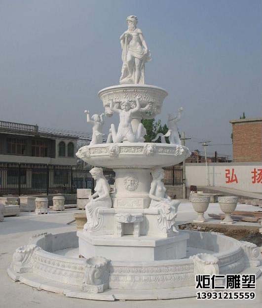 欧式人物雕塑喷泉